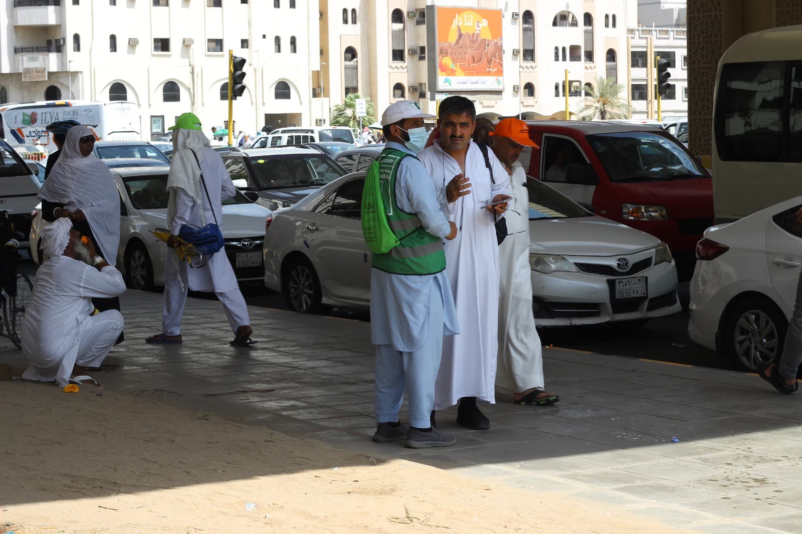 Street guidance for pilgrims